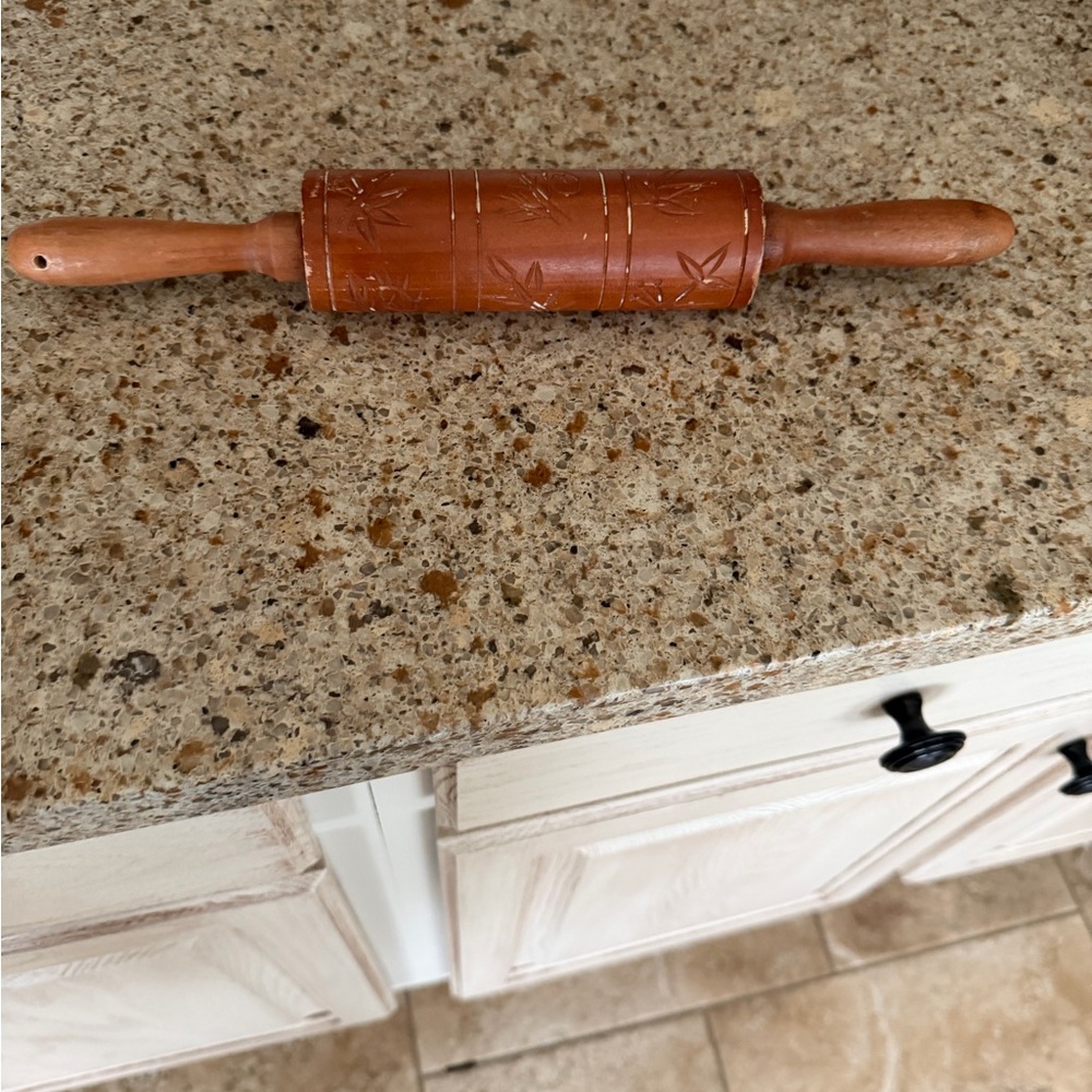 Springerle cookies Wooden Embossed Rolling Pin